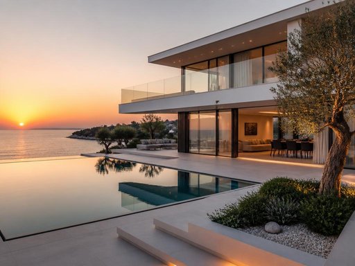 Contemporary seafront villa